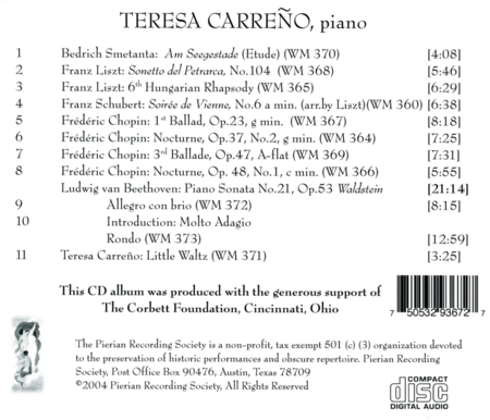 Teresa Carreno Pianist
