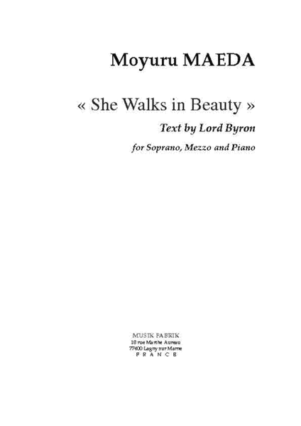 She Walks in Beauty (txt Byron)
