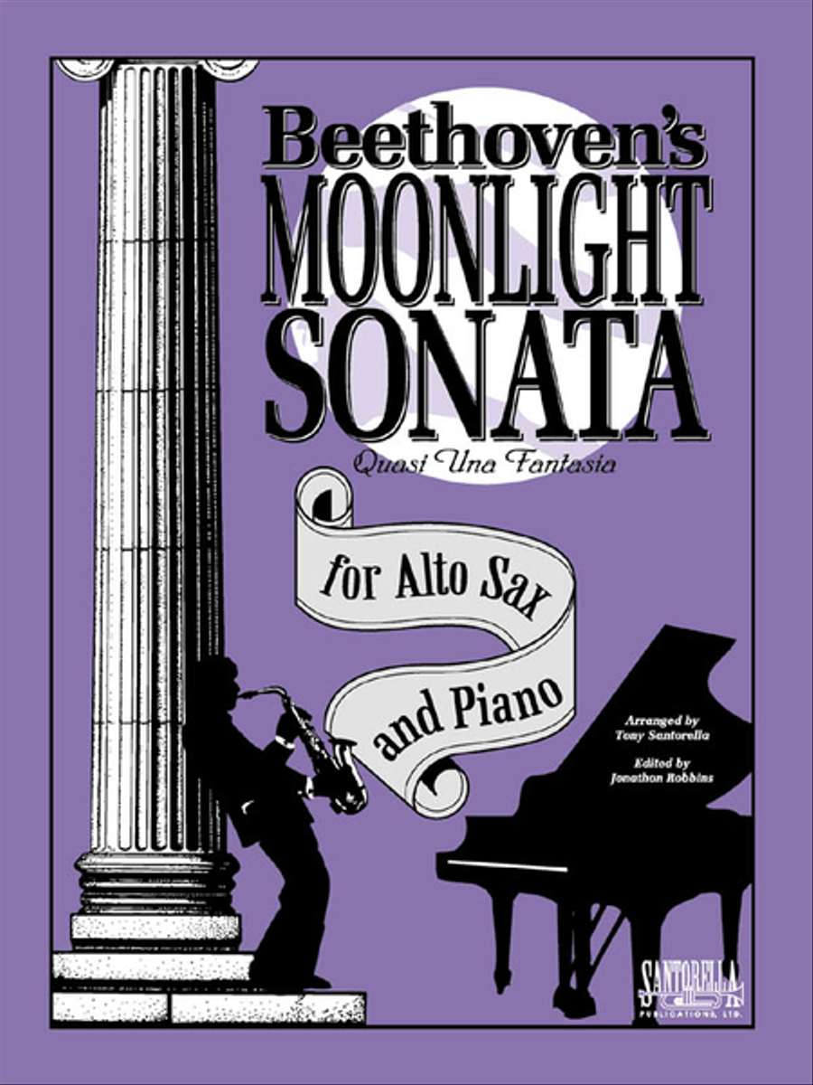 Moonlight Sonata for Alto Sax and Piano Alto Saxophone scores gallery preview page 1