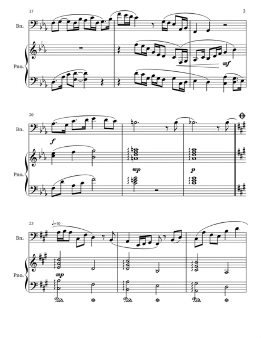 Bassooniful Bassooniful Woodwind Duet scores gallery preview page 3