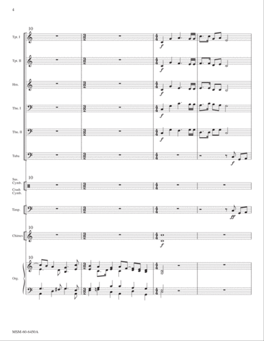 A Mighty Fortress is Our God (Isometric) Choir scores gallery preview page 4