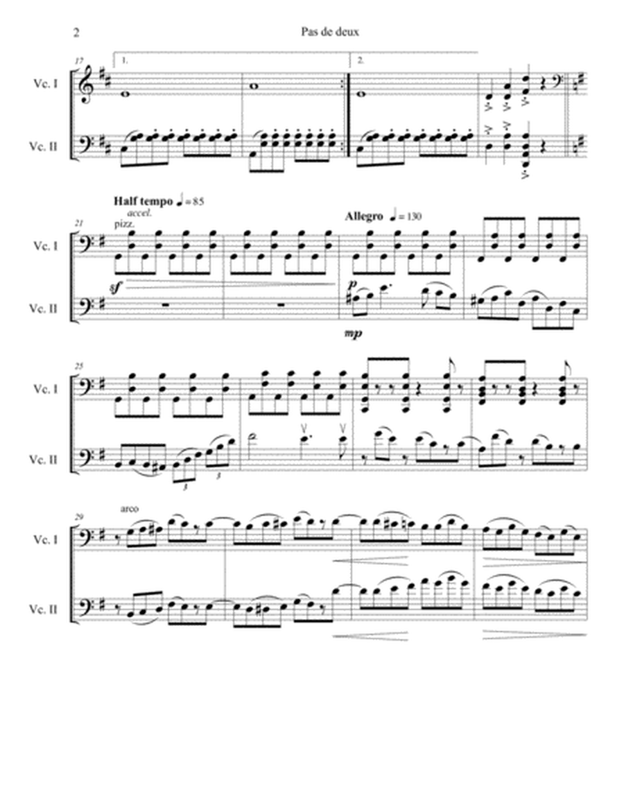 Pas de deux (for cello duet) image number null