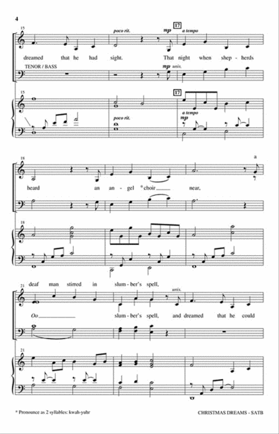 Christmas Dreams Set of Parts scores gallery preview page 3