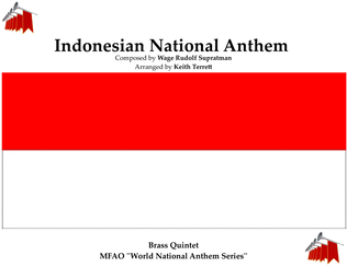 Indonesian National Anthem ("Indonesia Raya") for Brass Quintet
