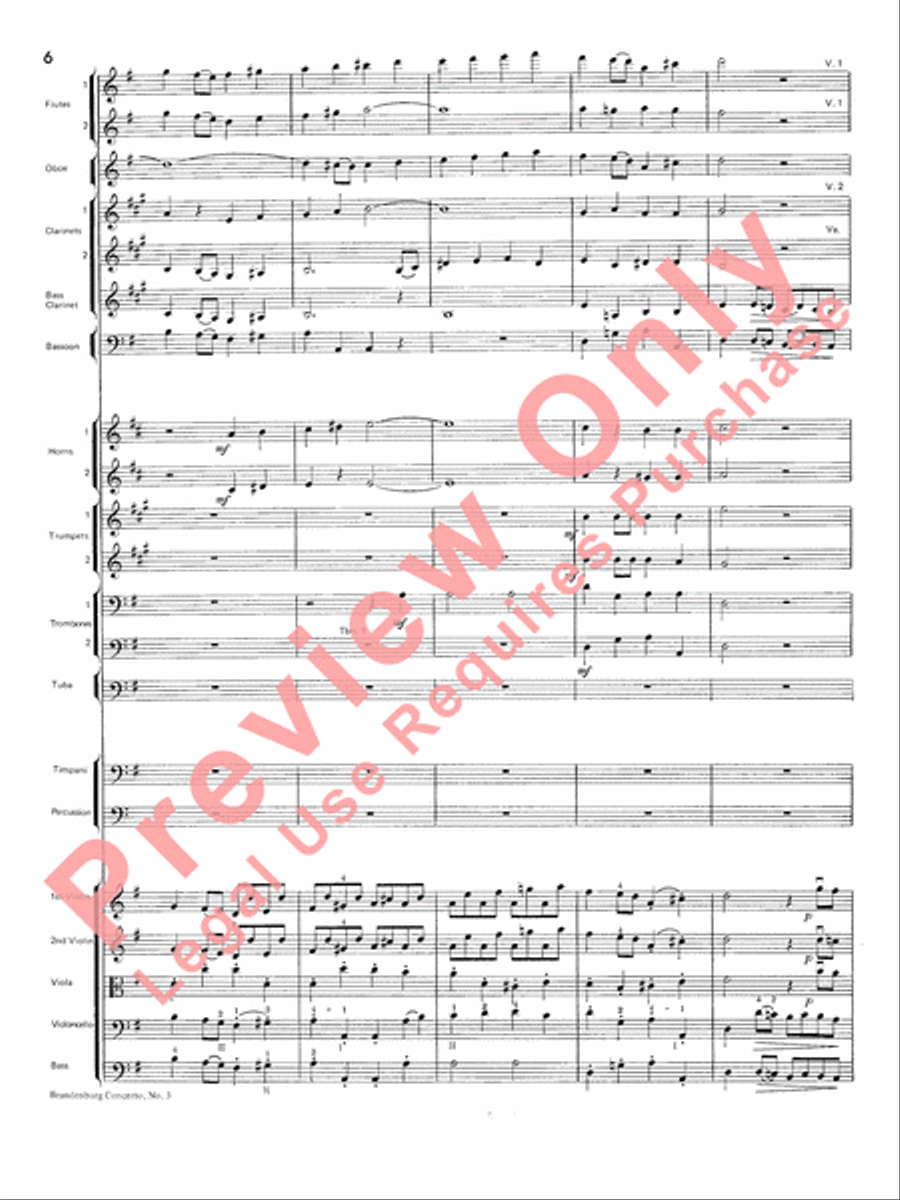 Brandenburg Sinfonia Full Orchestra scores gallery preview page 9