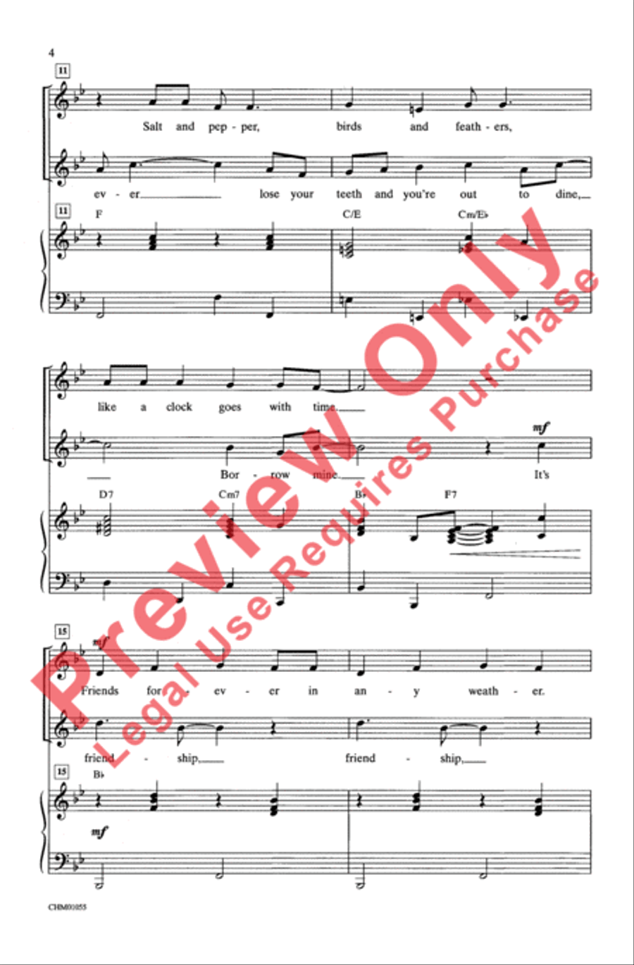 Best of Friends 3-Part scores gallery preview page 4