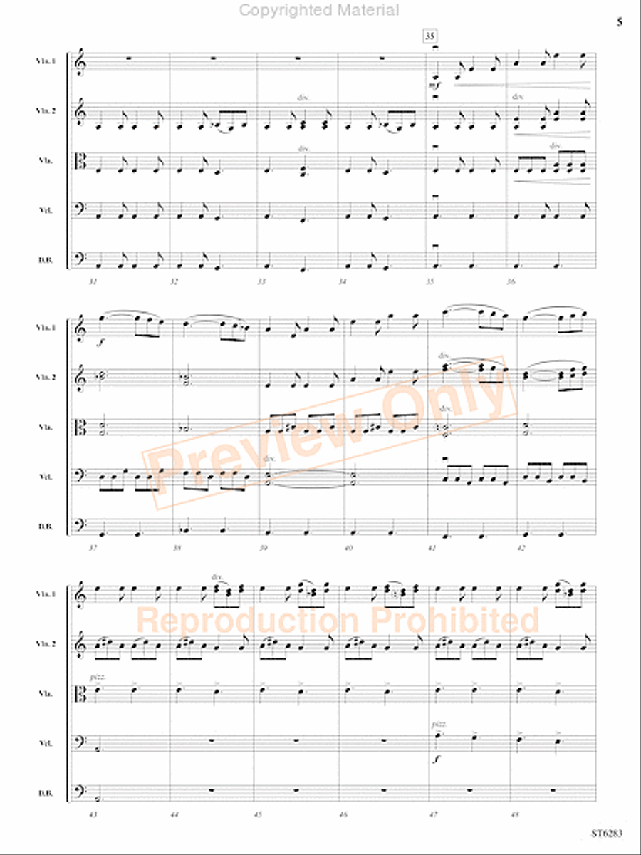 Orion and the Scorpion String Orchestra scores gallery preview page 6