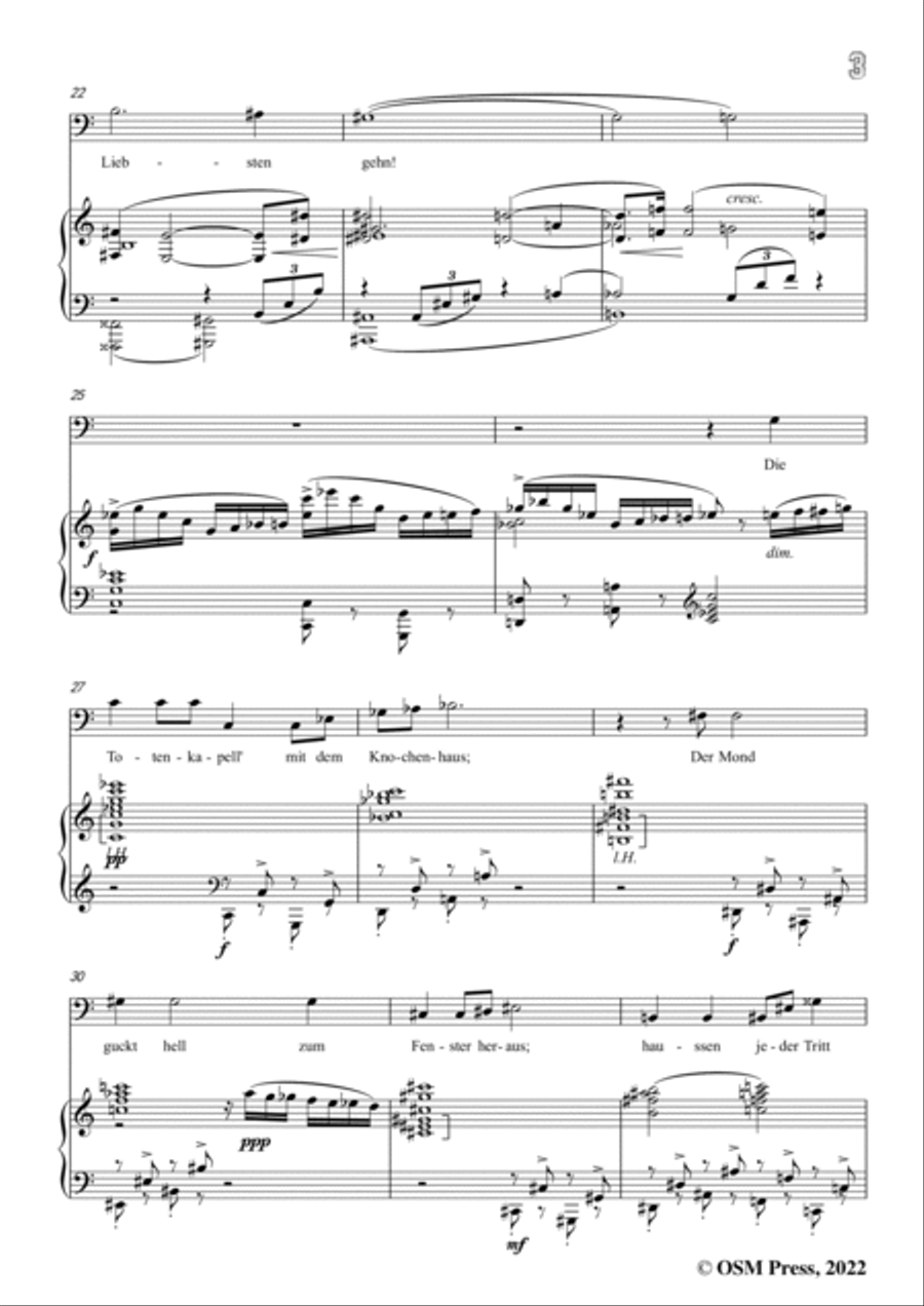 Richard Strauss-Nächtlicher Gang,in C Major,Op.44 No.2 Voice scores gallery preview page 5