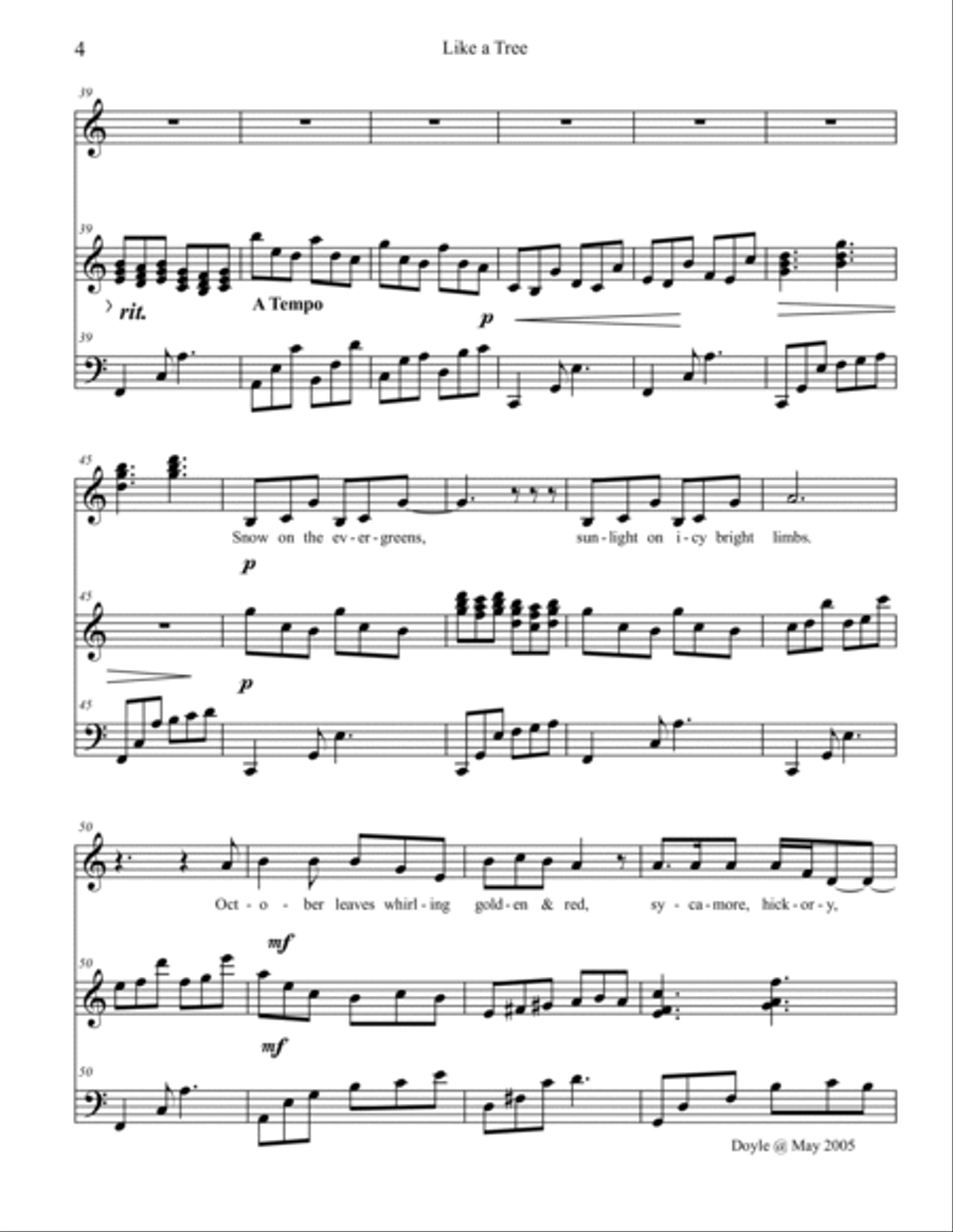 Like a Tree Voice scores gallery preview page 4