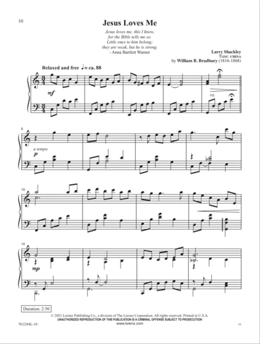 A Heart to Praise Piano Solo scores gallery preview page 4