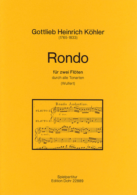 Rondo durch alle Tonarten für zwei Flöten op. 45