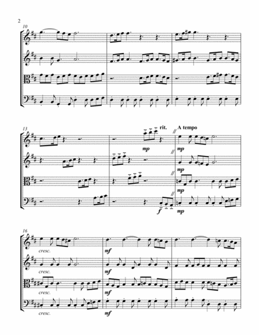 Wedding Prelude for String Quartet image number null
