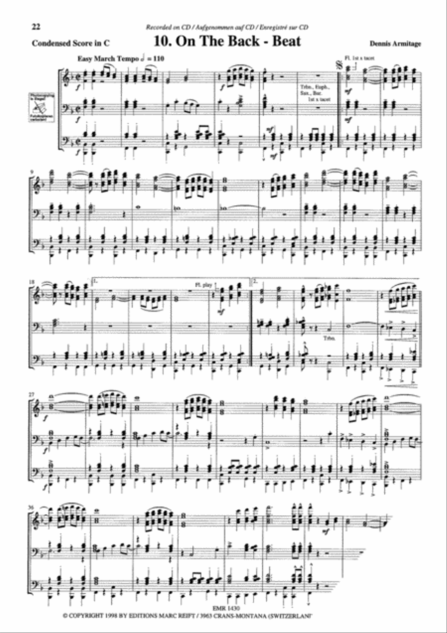 Beer Party Concert Band scores gallery preview page 12