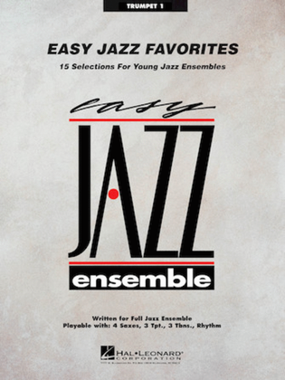 Book cover for Easy Jazz Favorites – Trumpet 1