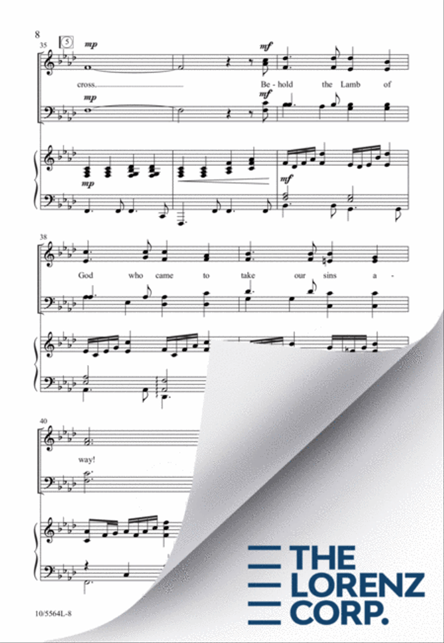 On the Cross On the Cross 4-Part scores gallery preview page 9