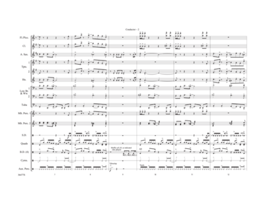 The Wizard of Oz Meets The Wiz, Part 2 Marching Band scores gallery preview page 3