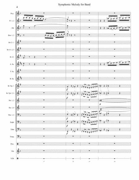 Symphonic Melody for Band image number null