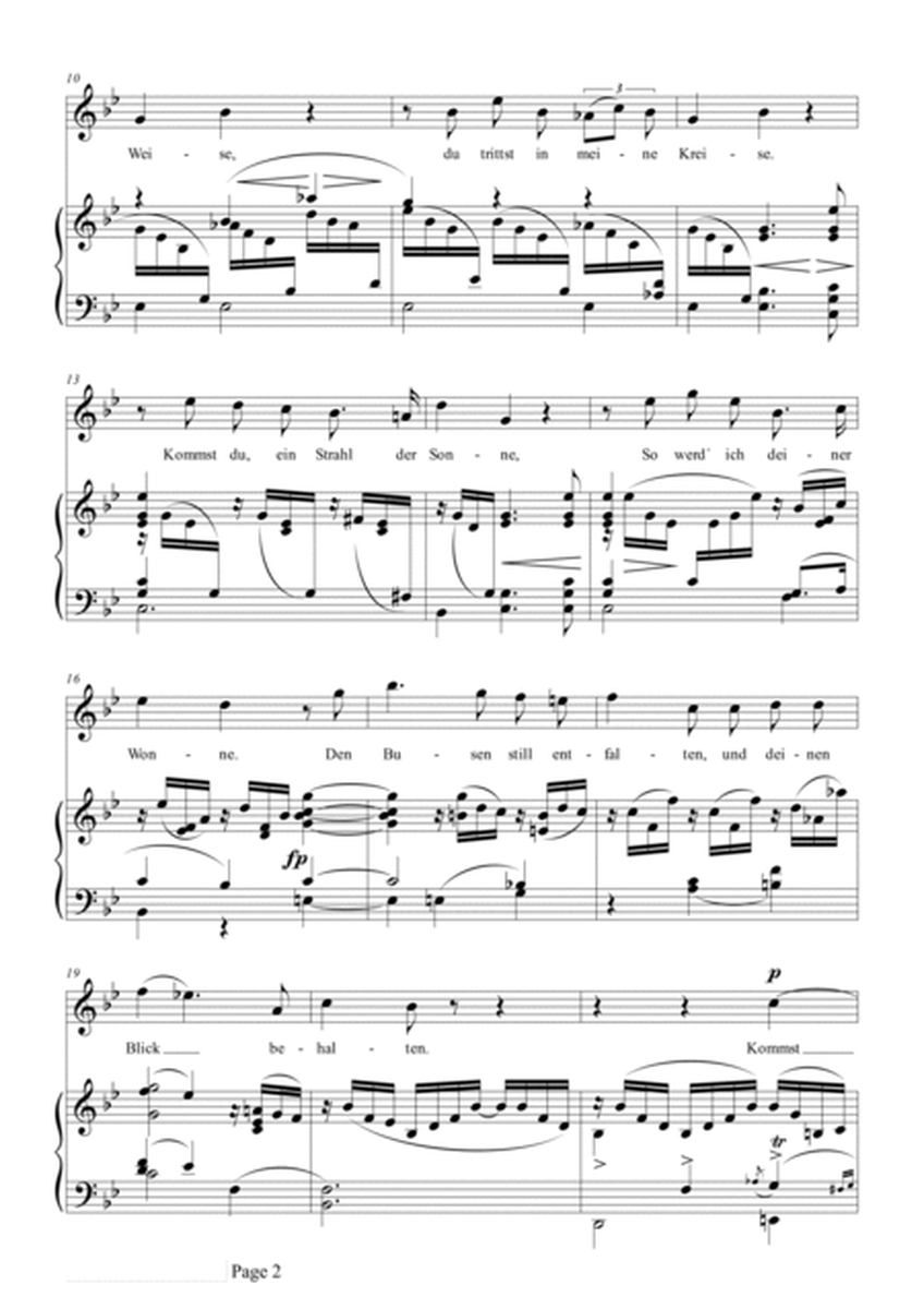 Schumann-Die Blume der Ergebung,Op.83 No.2 in B♭ Major