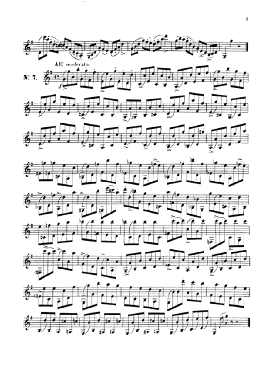 Klosé: Thirty Etudes after H. Aumont Part scores gallery preview page 1