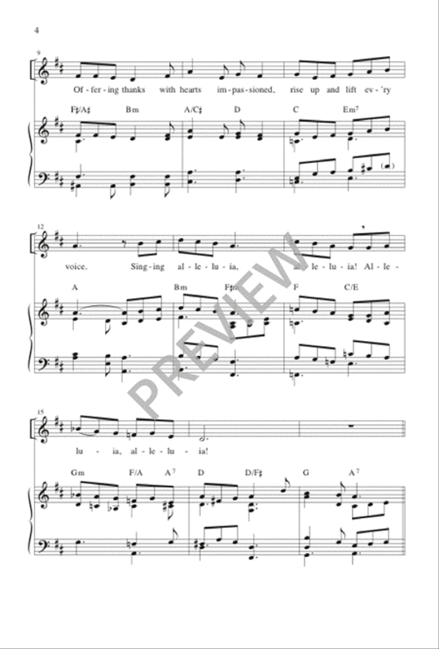 This Is the Day That God Has Fashioned 4-Part scores gallery preview page 5