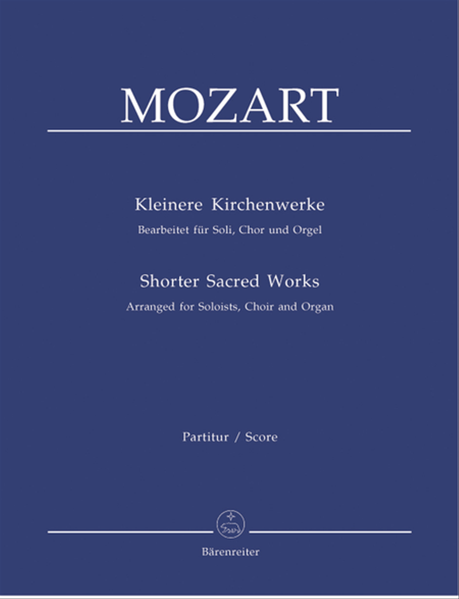 Shorter Sacred Works 4-Part scores gallery preview page 1