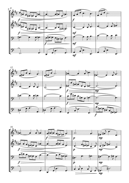 Pasadena - Brass Quartet image number null