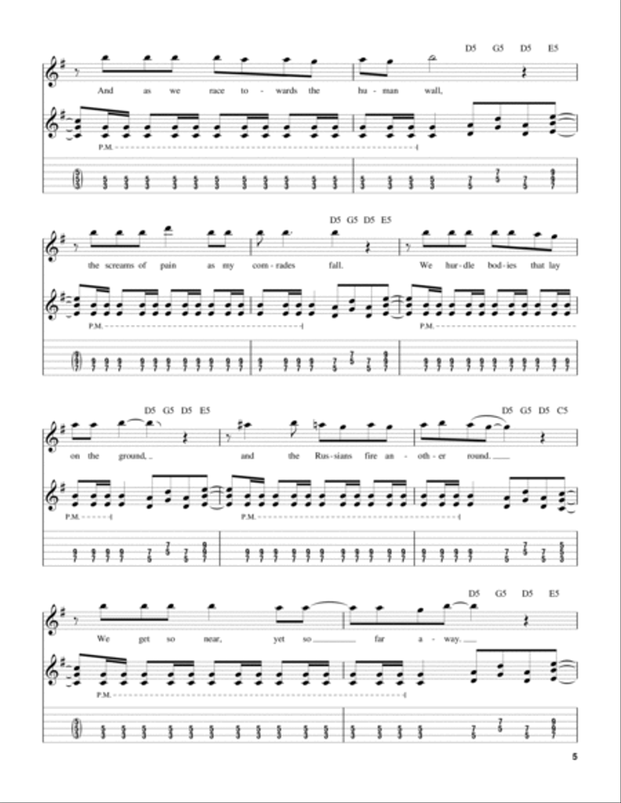 The Trooper The Trooper Electric Guitar scores gallery preview page 5