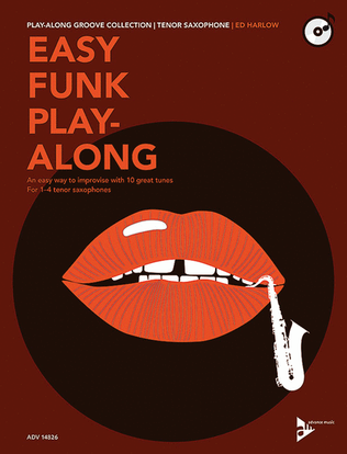 Book cover for Easy Funk Play-Along -- Tenor Saxophone