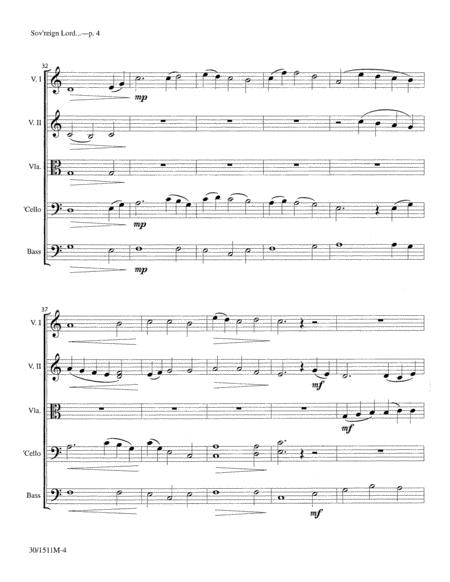 Sov'reign Lord, Creator, Righteous One - String Orchestra Score/Parts