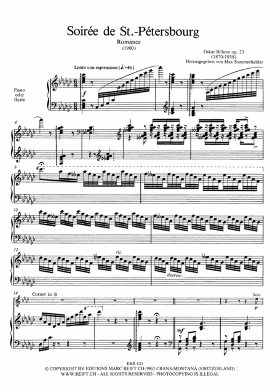 Soiree de St.-Petersbourg Cornet scores gallery preview page 3