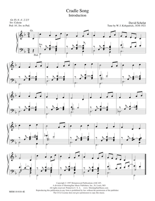 Cradle Song (Introduction and Harmonization)