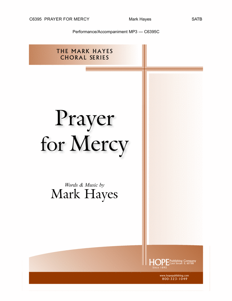 Prayer for Mercy 4-Part scores gallery preview page 1