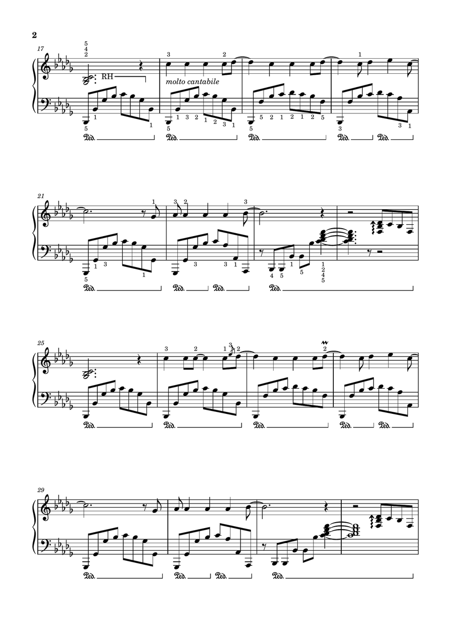 Without You I'm Nothing Piano Solo scores gallery preview page 2