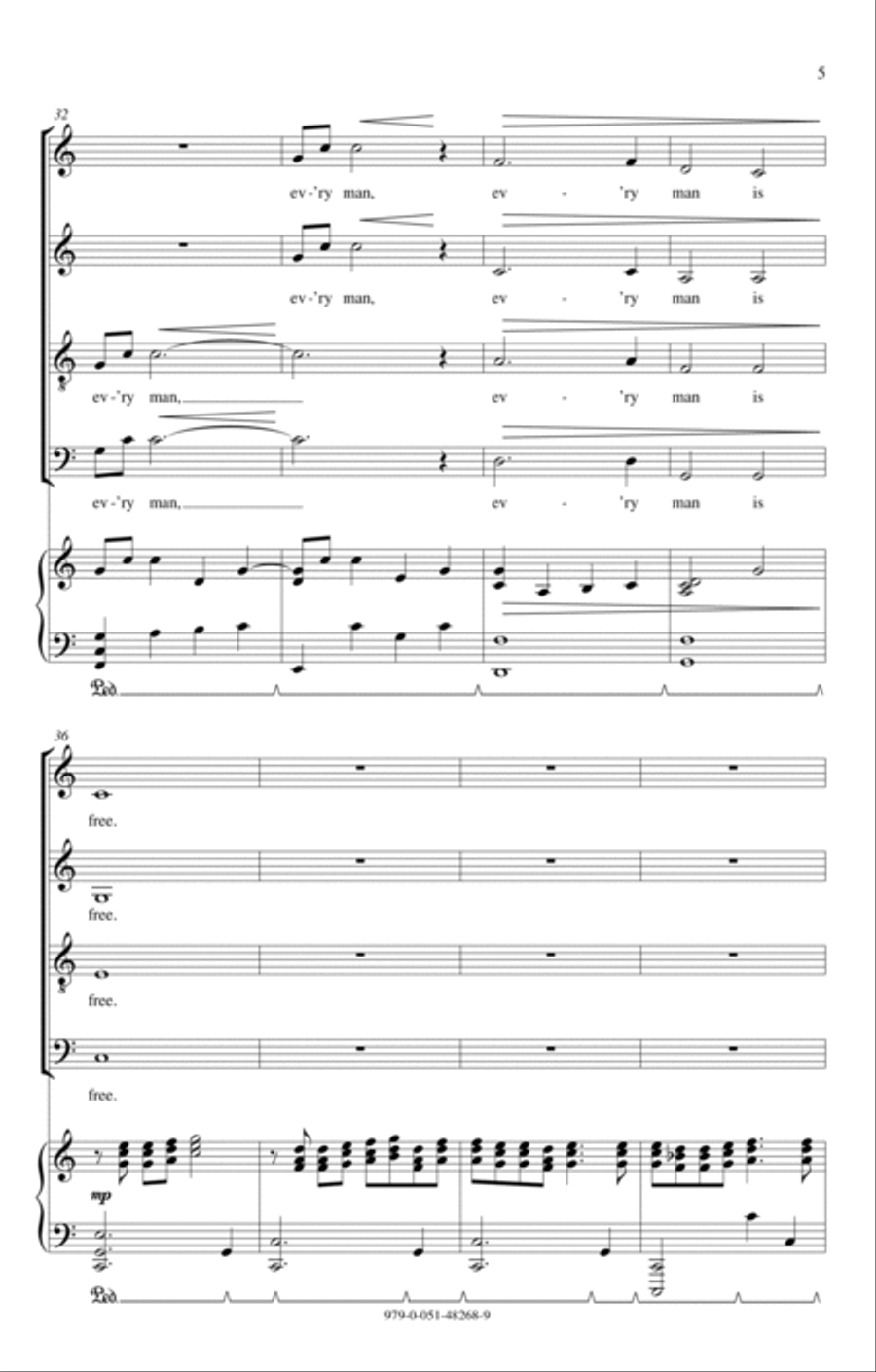 I Dream A World I Dream A World 4-Part scores gallery preview page 5