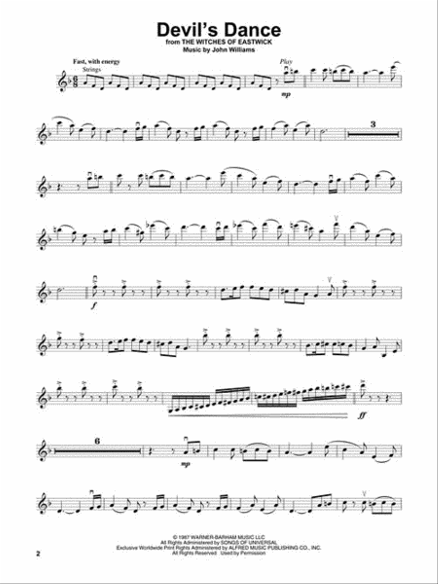 John Williams Violin Solo scores gallery preview page 3