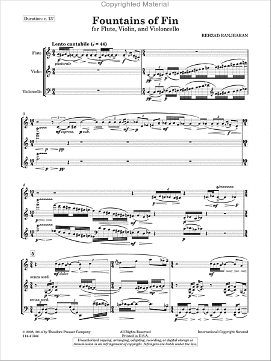 Fountains Of Fin Chamber Music scores gallery preview page 2