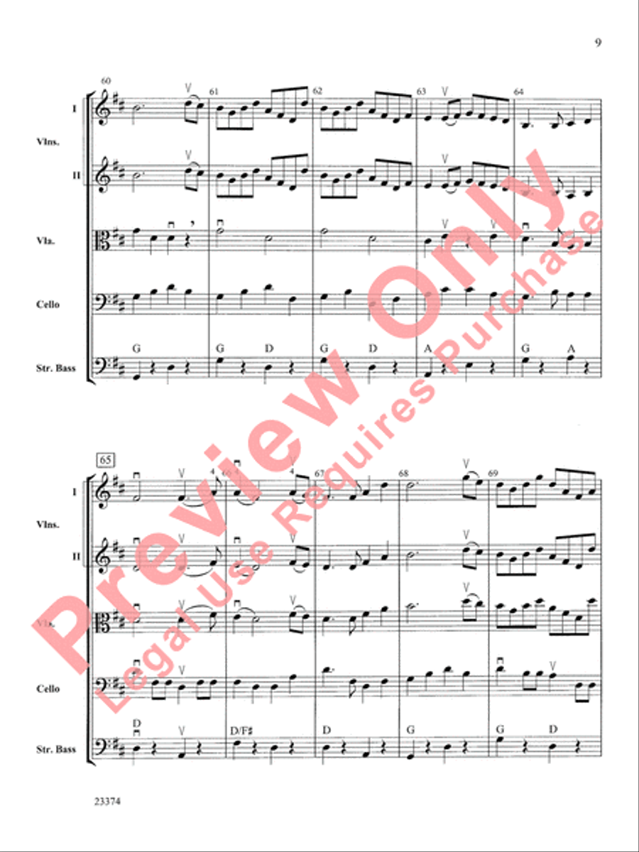 Red Lodge Reel String Orchestra scores gallery preview page 10