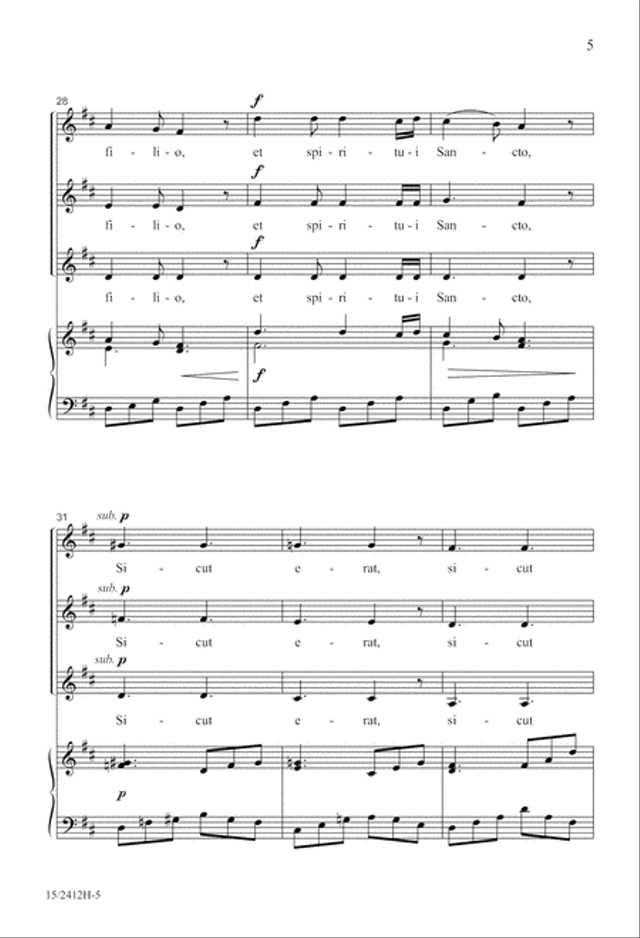 Laudate Dominum Laudate Dominum SSA scores gallery preview page 5