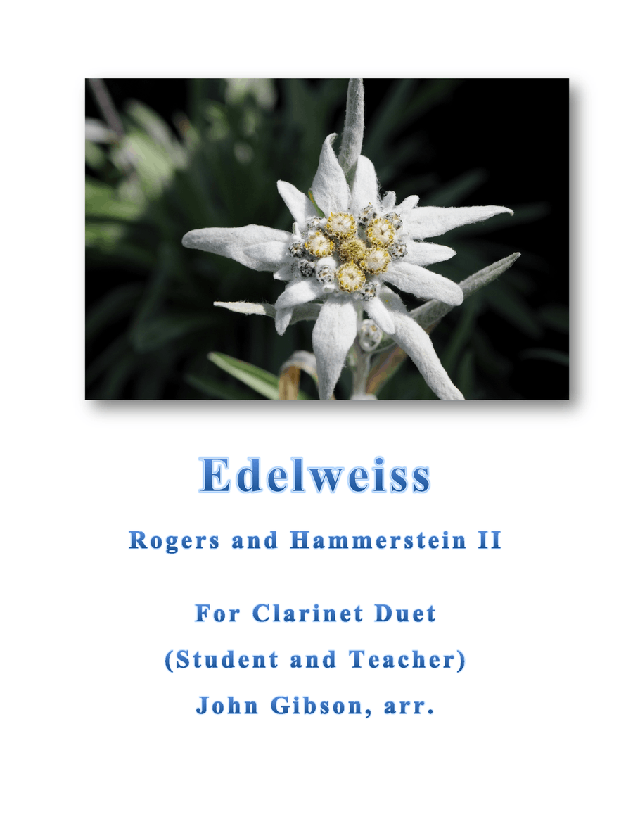 Edelweiss Clarinet Duet scores gallery preview page 1