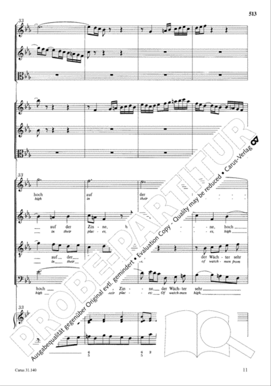The Complete Sacred Vocal Works (Das geistliche Vokalwerk) Voice scores gallery preview page 514