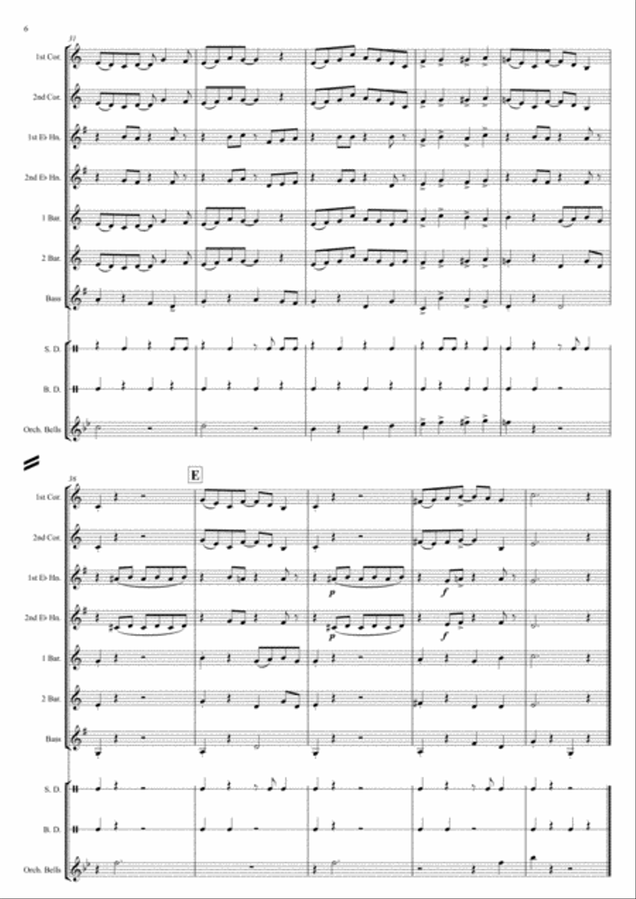 Kai.. (When...) Kai.. (When...) Brass Ensemble scores gallery preview page 6