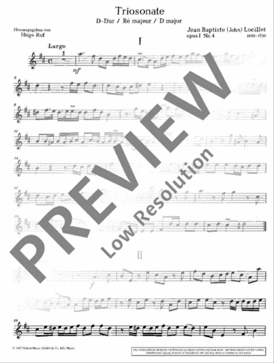 Triosonata Flute scores gallery preview page 19