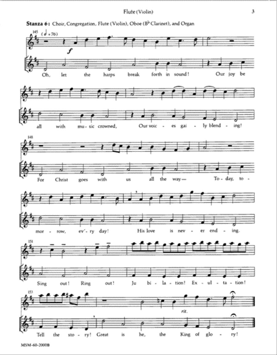 O Morning Star, How Fair and Bright Choir scores gallery preview page 3