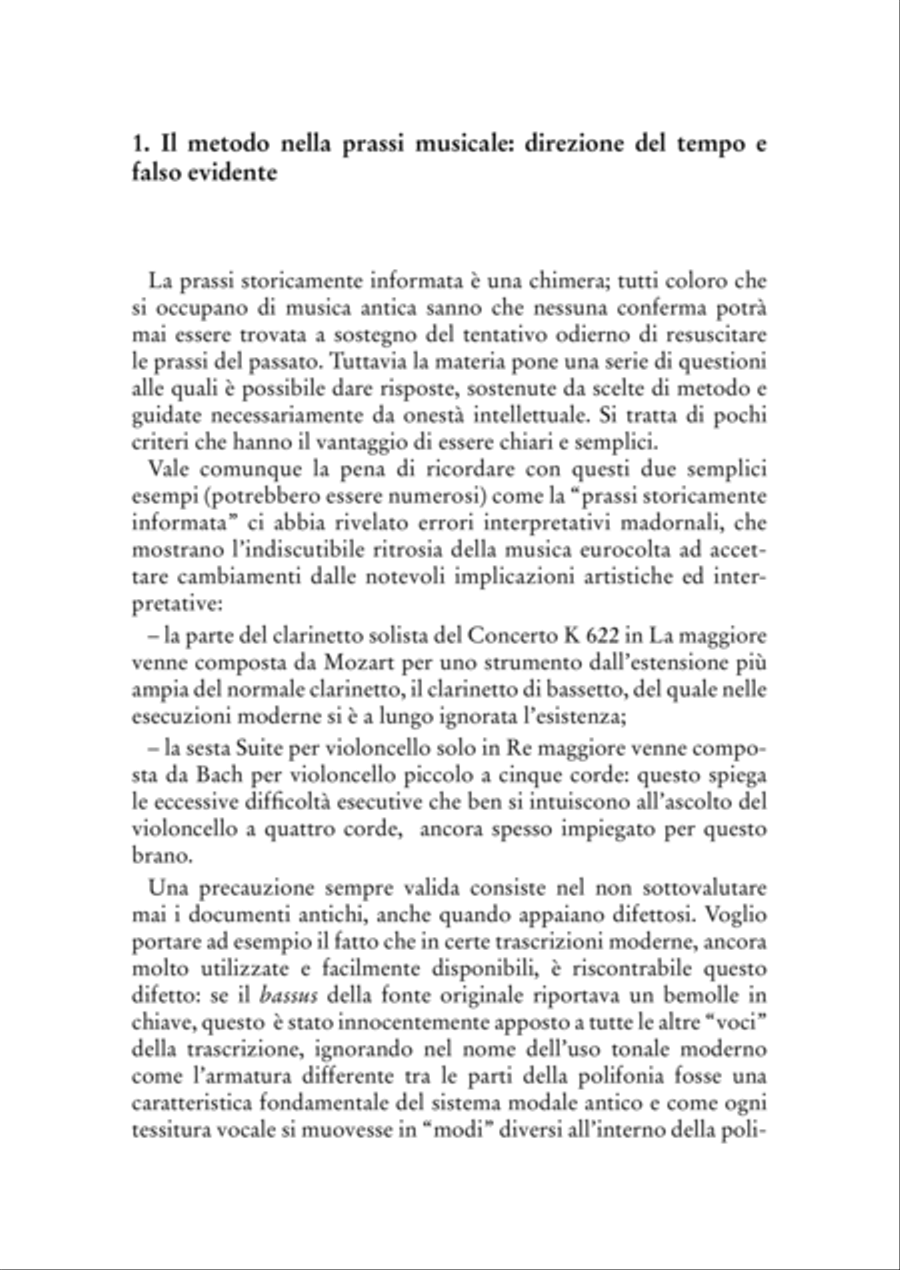 L’interpretazione della musica antica. Pratica e teoria dal Medioevo all’invenzione del melodramma [+ file audio mp3] School and Community scores gallery preview page 7