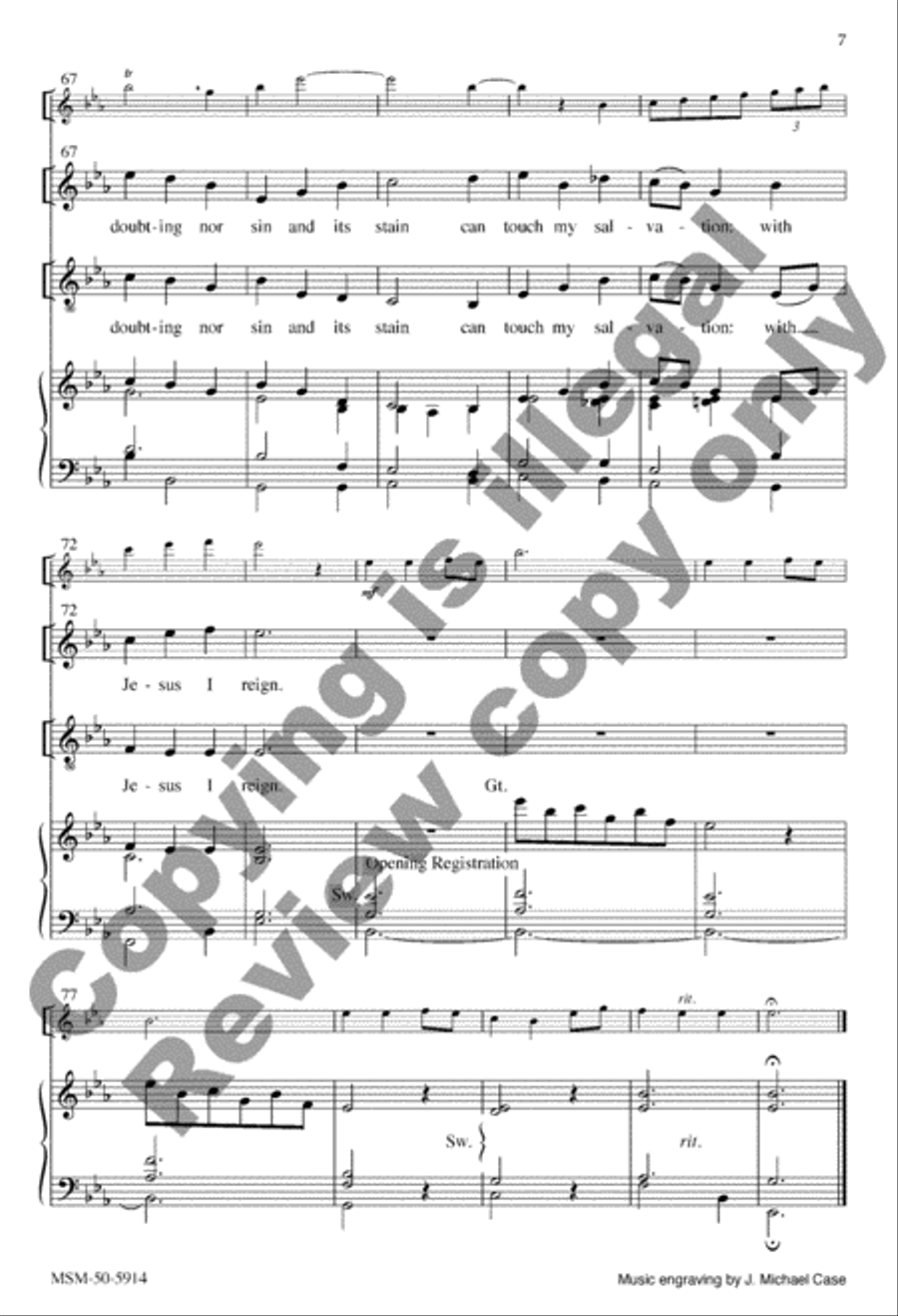 Christ, Be My Leader 2-Part scores gallery preview page 7