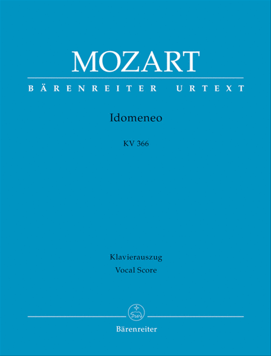 Book cover for Idomeneo K. 366