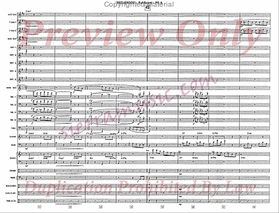 Recuerdos Recuerdos Jazz Ensemble scores gallery preview page 7