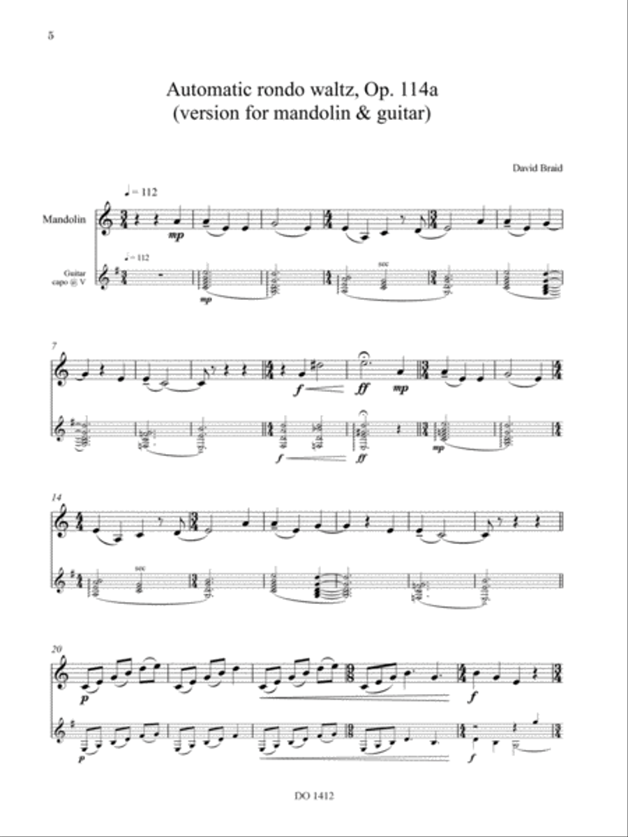 10 Eccentric Inventions Classical Guitar scores gallery preview page 6