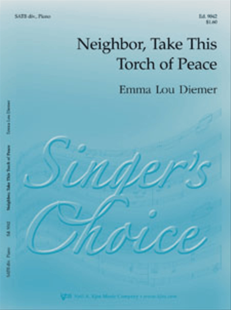 Neighbor, Take This Torch of Peace 4-Part scores gallery preview page 1