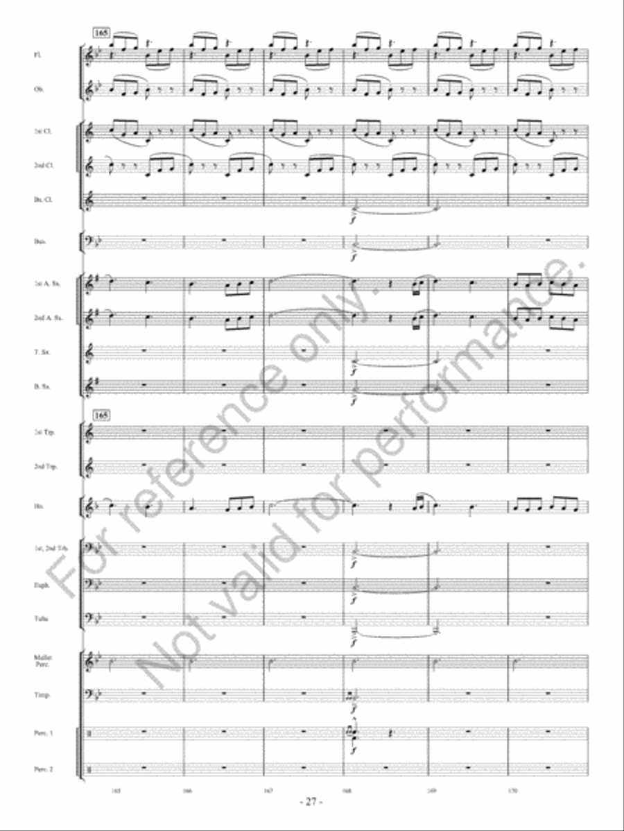 Beyond Bold Horizons Concert Band scores gallery preview page 28